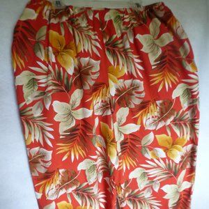 Plus Size  wide Pants/ Capri  w/ side Pockets